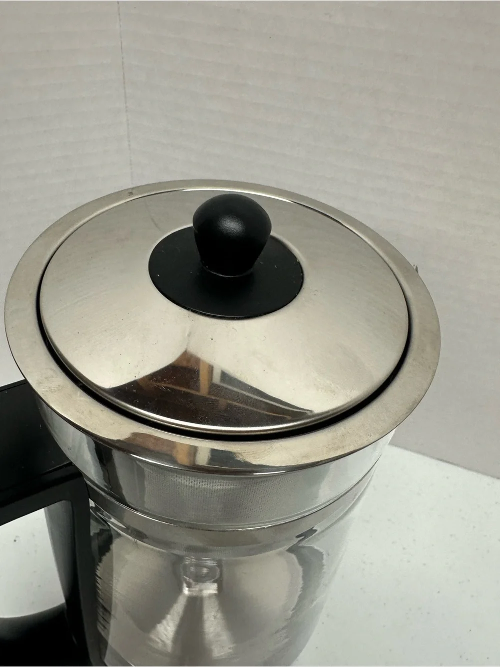 KIDISLE 10-Cup Electric Coffee Percolator Glass KEG8063-UL Stainless 1000W